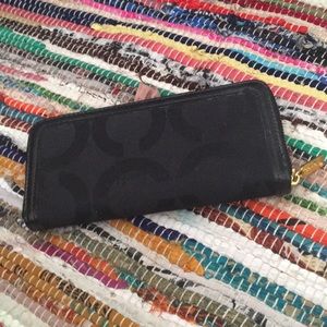 Coach black wallet